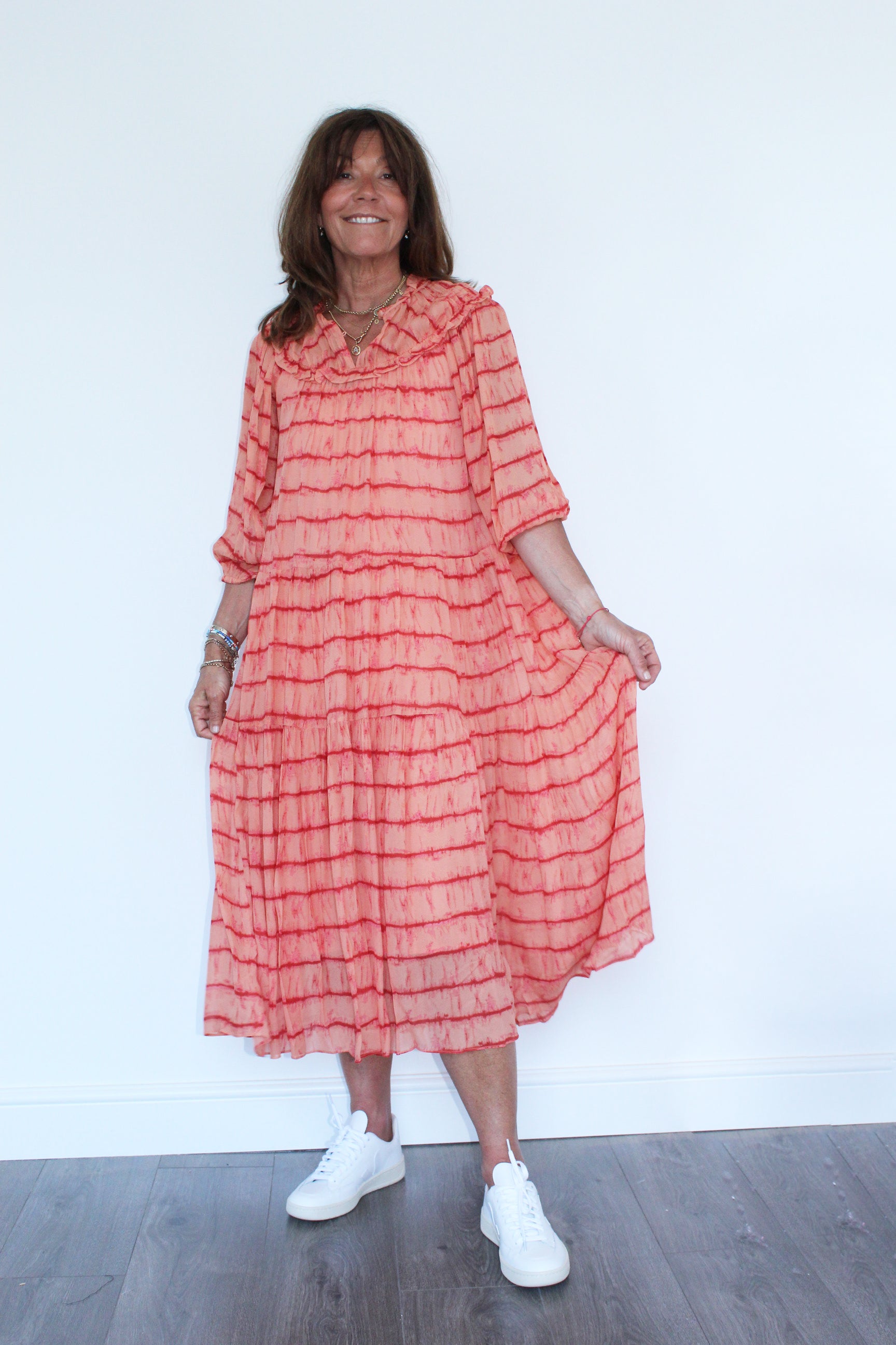 SEC.F Santiago Dress in Dusty Coral ...